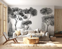 Whispering Pines Landscape Wall Mural