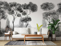 Whispering Pines Landscape Wall Mural