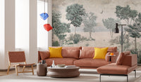 Serene Desert Coastline Wall Mural