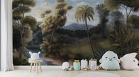 Serene Tropical Oasis Mural Wall Mural