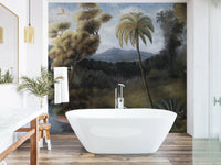 Serene Tropical Oasis Mural Wall Mural
