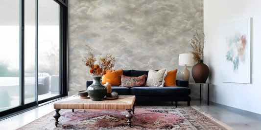 Renaissance Dreamscape Clouds Wall Mural