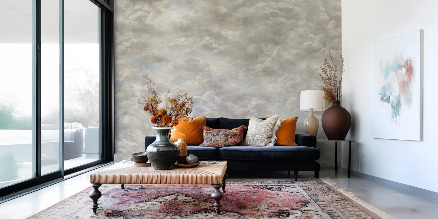Renaissance Dreamscape Clouds Wall Mural