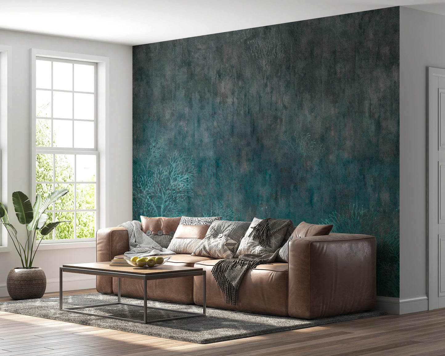 Abyssal Coral Garden Wall Mural