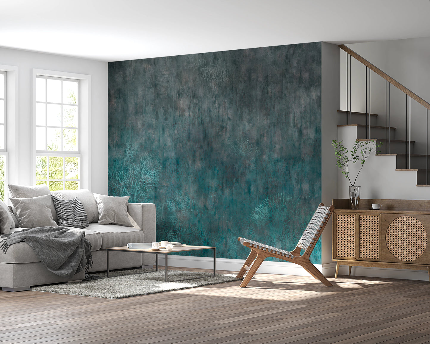 Abyssal Coral Garden Wall Mural