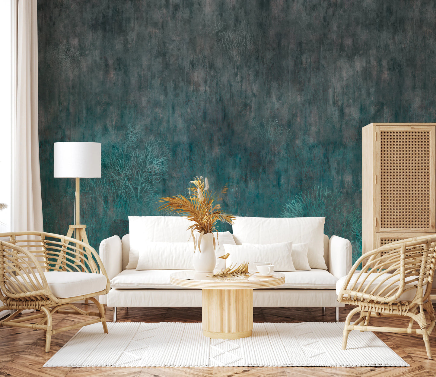 Abyssal Coral Garden Wall Mural