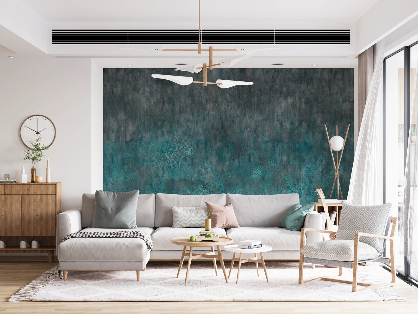 Abyssal Coral Garden Wall Mural