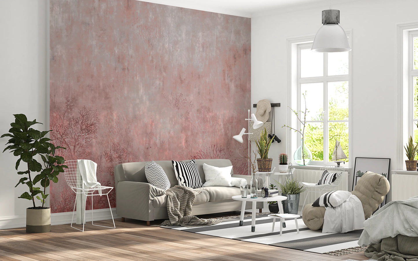 Blush Marine Symphony Wall Mural