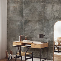 Distressed Damask Concrete Wall Mural
