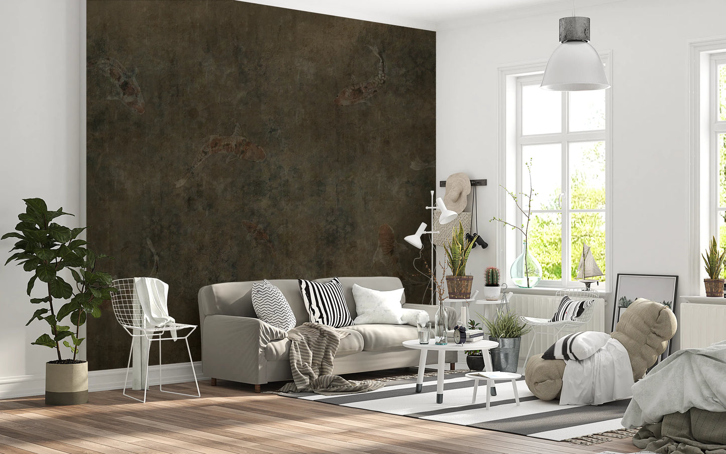 Shadows of the Pond Wall Mural