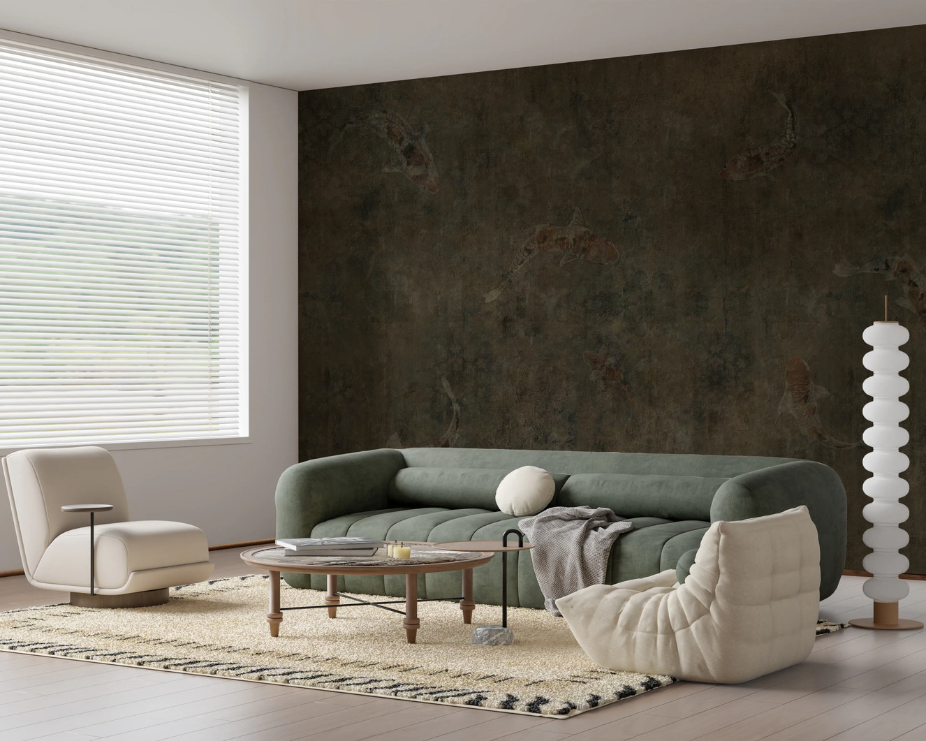 Shadows of the Pond Wall Mural