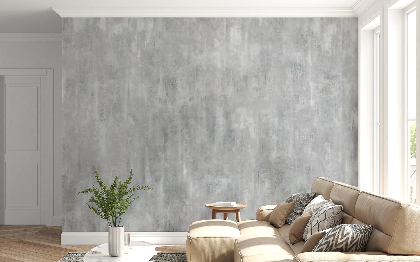 Industrial Raw Concrete Texture Wall Mural