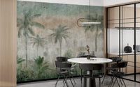 Royal Elephant Oasis Wall Mural