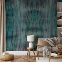 Mystic Waves Watercolor Wall Mural