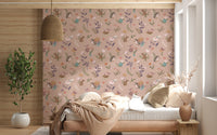 Whimsical Woodland Forest Friends Wallpaper Wallpaper⁠