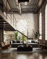 Delicate Meadow Clover Floral Botanical Wallpaper Wallpaper⁠
