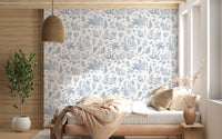 Enchanted Woodland Friends Sketch Wall Mural Wallpaper⁠