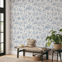 Enchanted Woodland Friends Sketch Wall Mural Wallpaper⁠