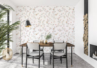 Soft Pastel Meadow Floral Seamless Wallpaper Wallpaper⁠