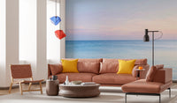 Ethereal Morning Sea Calm Gradient Mural Wall Mural