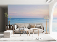 Ethereal Morning Sea Calm Gradient Mural Wall Mural