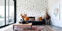 Modern Earthy Terrazzo Speckled Wallpaper Wall Mural