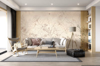 Minimalist Forest Line Art Botanical Wall Covering Wall Mural