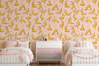 Cute Cartoon Banana Yoga Pose Wallpaper Wallpaper⁠