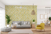 Sun-Kissed Lemon Orchard Botanical Wall Decor Wallpaper⁠