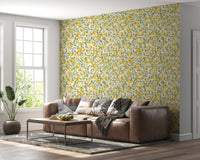 Sun-Kissed Lemon Orchard Botanical Wall Decor Wallpaper⁠