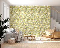 Sun-Kissed Lemon Orchard Botanical Wall Decor Wallpaper⁠