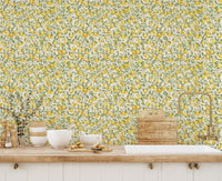 Sun-Kissed Lemon Orchard Botanical Wall Decor Wallpaper⁠