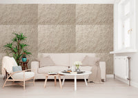 Elegant Cream Swirls Embossed Pattern Wallpaper Wallpaper⁠