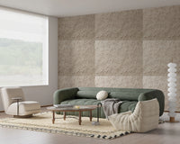 Elegant Cream Swirls Embossed Pattern Wallpaper Wallpaper⁠