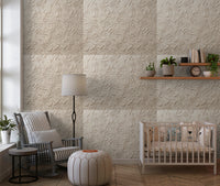 Elegant Cream Swirls Embossed Pattern Wallpaper Wallpaper⁠