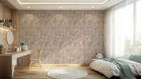 Whimsical Jungle Monkeys in Porcelain Garden Wallpaper⁠