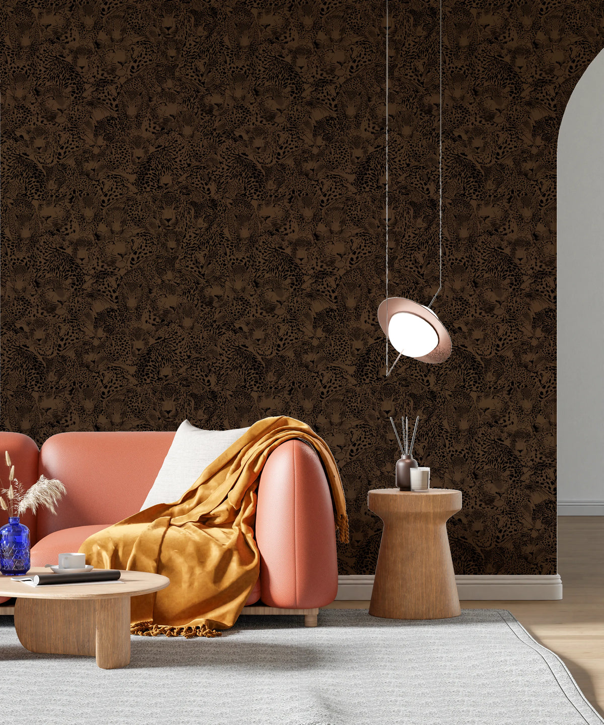 Wild Life - Brown Wallpaper⁠