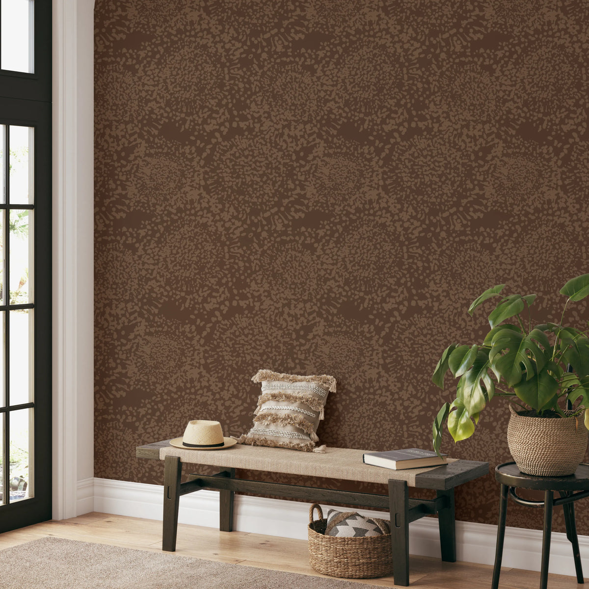 Wonders - brown Wallpaper⁠
