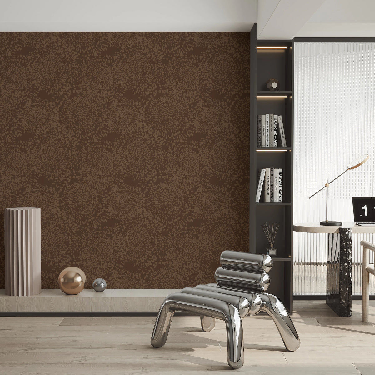 Wonders - brown Wallpaper⁠