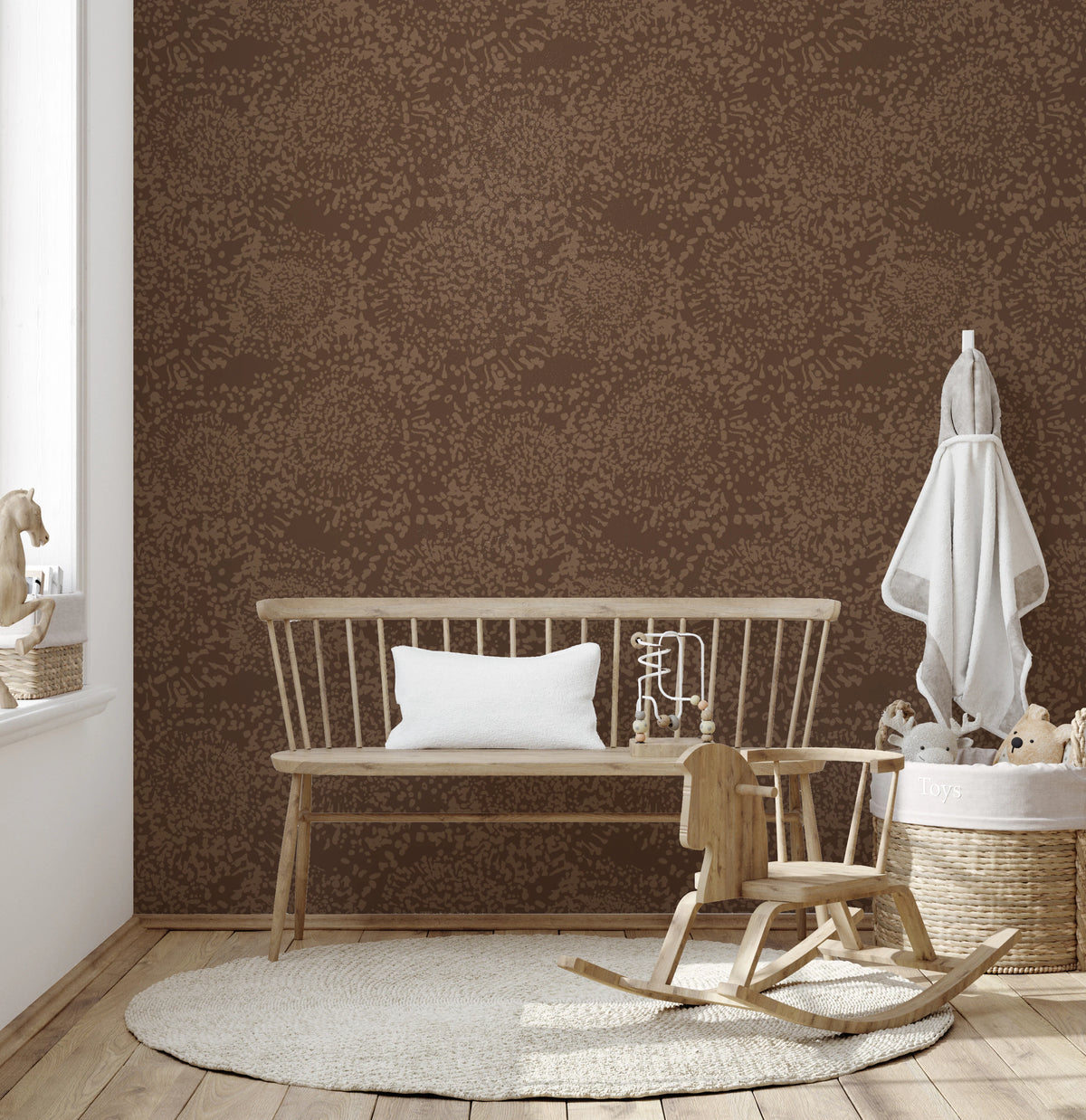Wonders - brown Wallpaper⁠