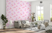 Flamingo in Love Wallpaper⁠