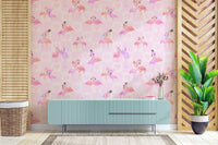 Flamingo in Love Wallpaper⁠