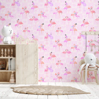 Flamingo in Love Wallpaper⁠