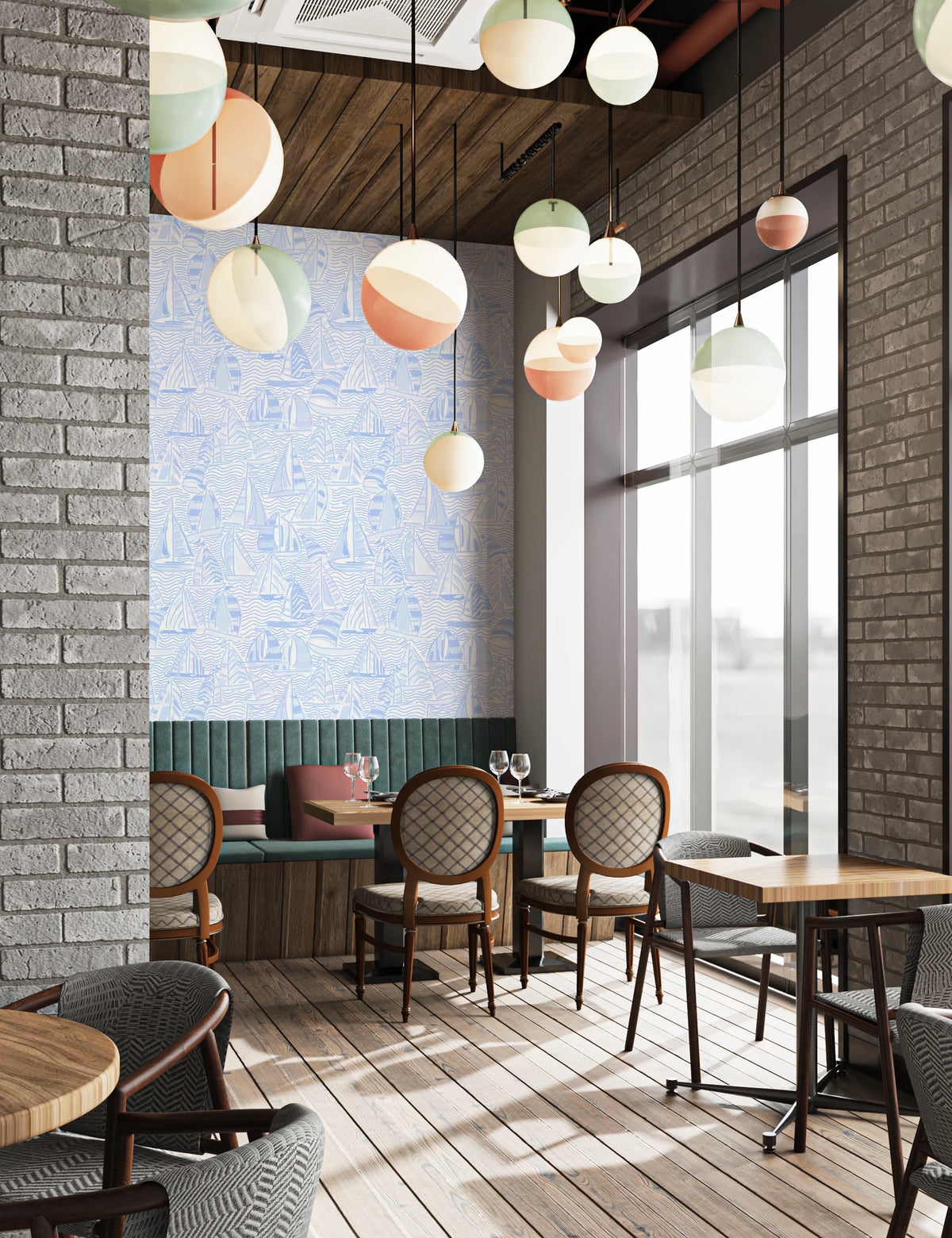 Float or Sank - Powder Blue Wallpaper⁠