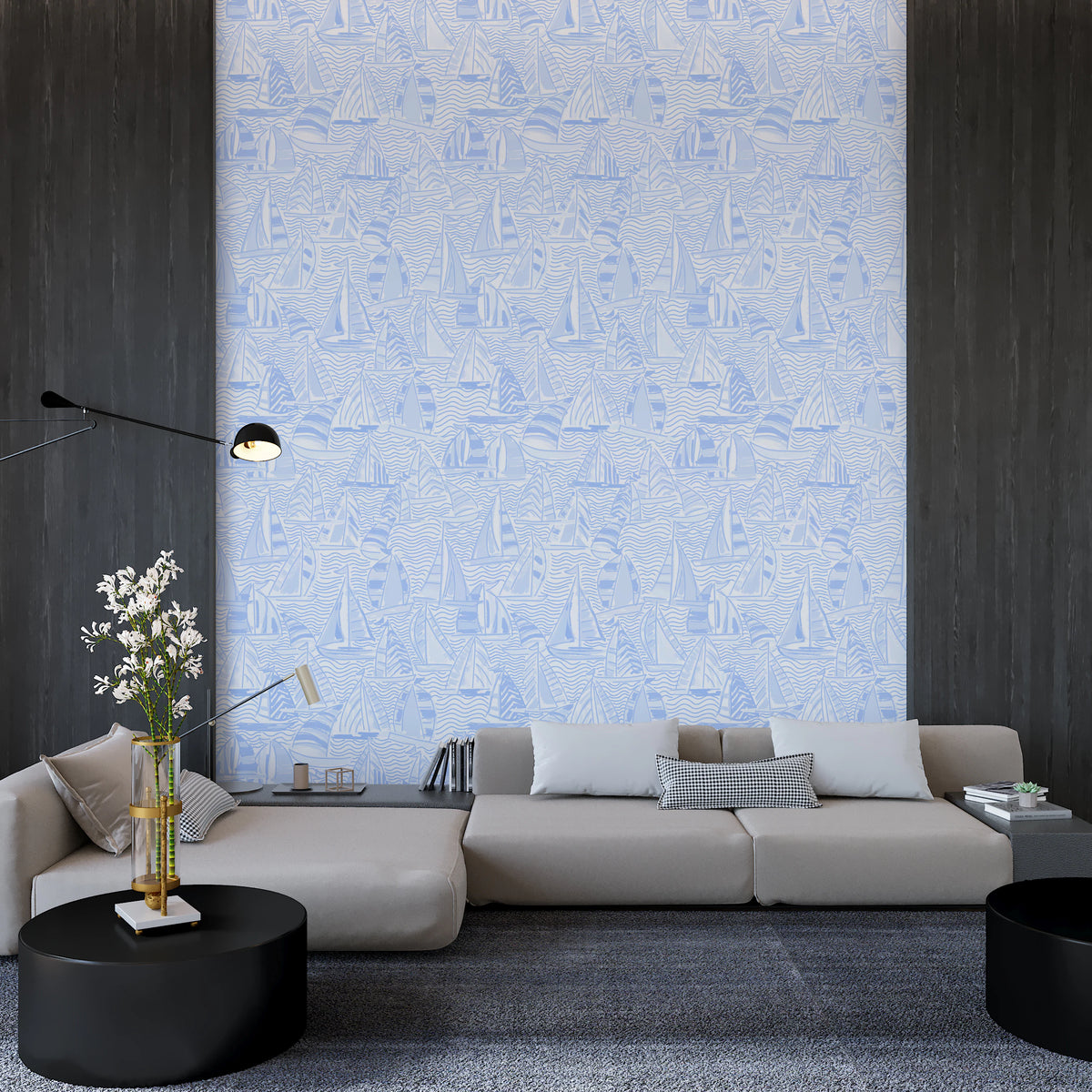Float or Sank - Powder Blue Wallpaper⁠