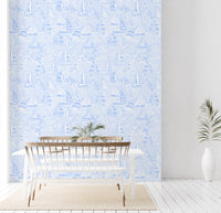 Float or Sank - Powder Blue Wallpaper⁠