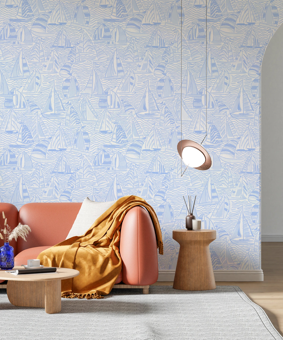 Float or Sank - Powder Blue Wallpaper⁠