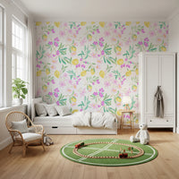 lemon floral Wallpaper⁠