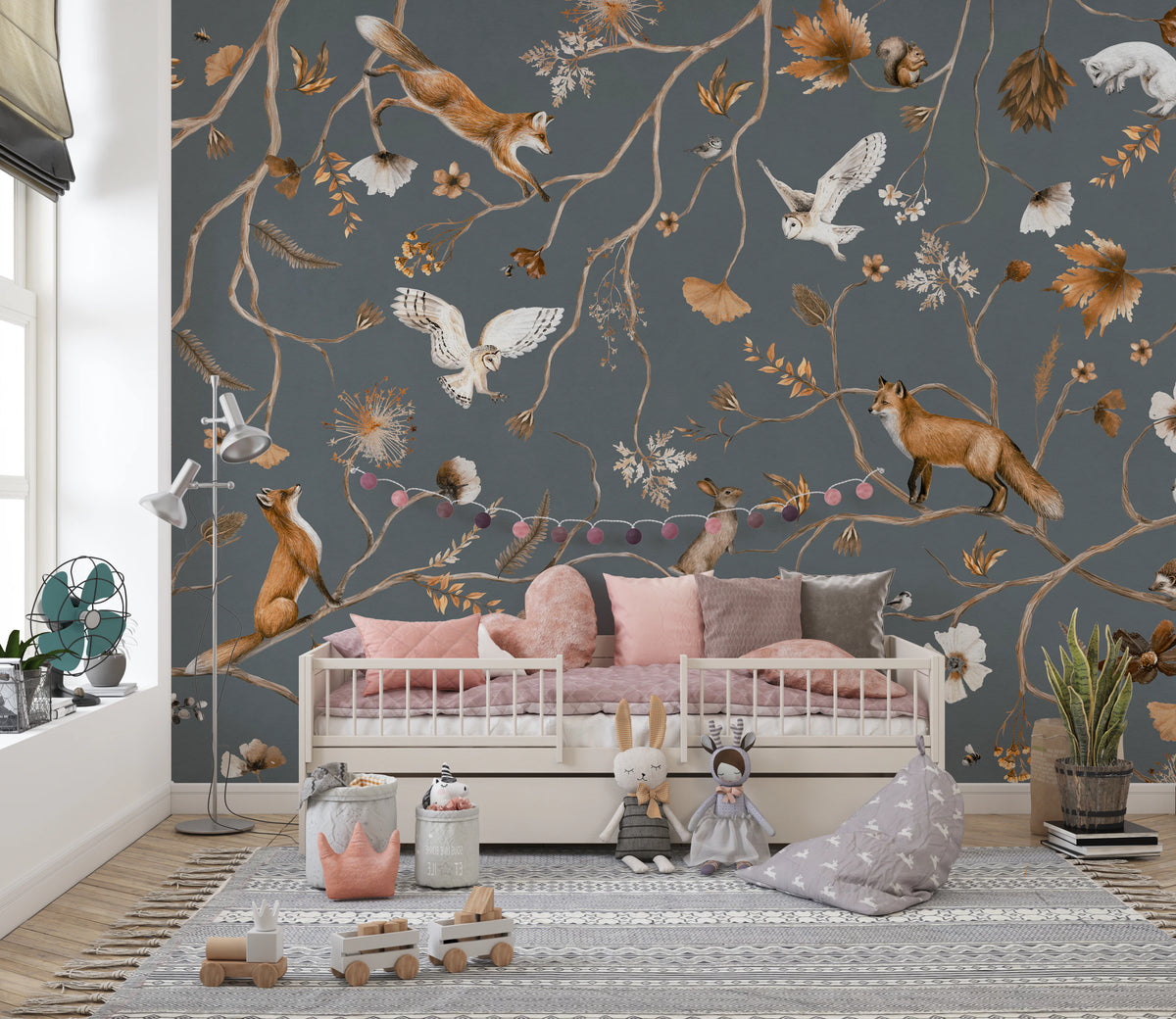 Enchanted Woodland Tales Wall Mural
