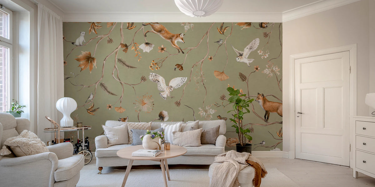 Autumn Arbor Wall Mural